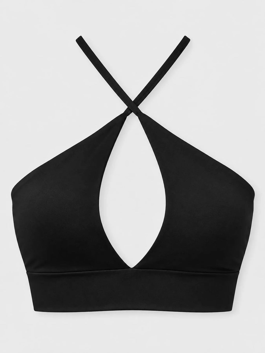 Halter Neck Cut-Out Crop Cami