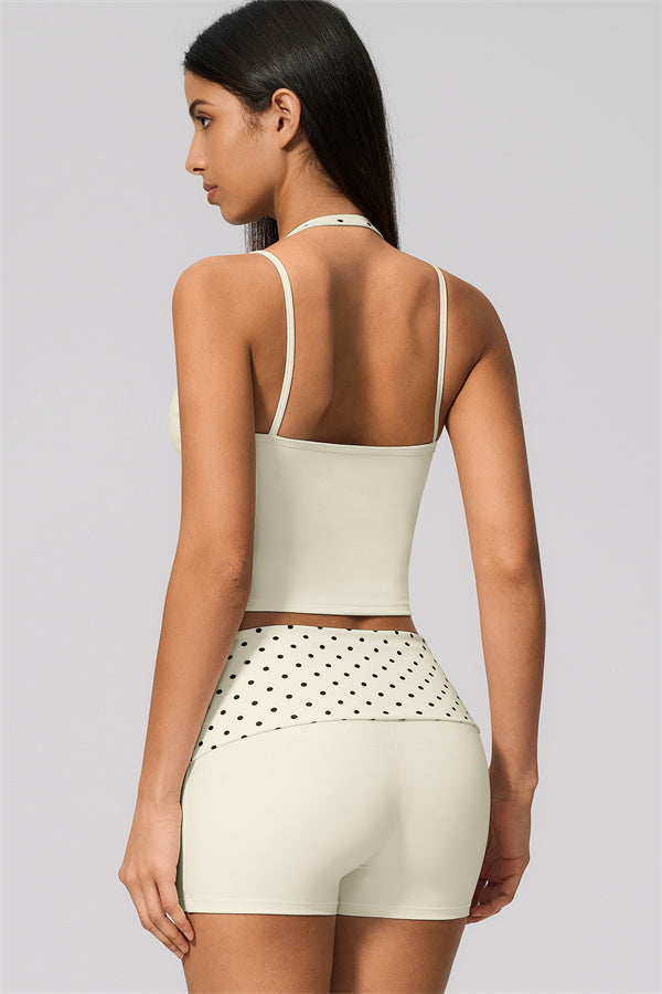 The Enliven Halter Tank Top Shorts 2-Piece Set