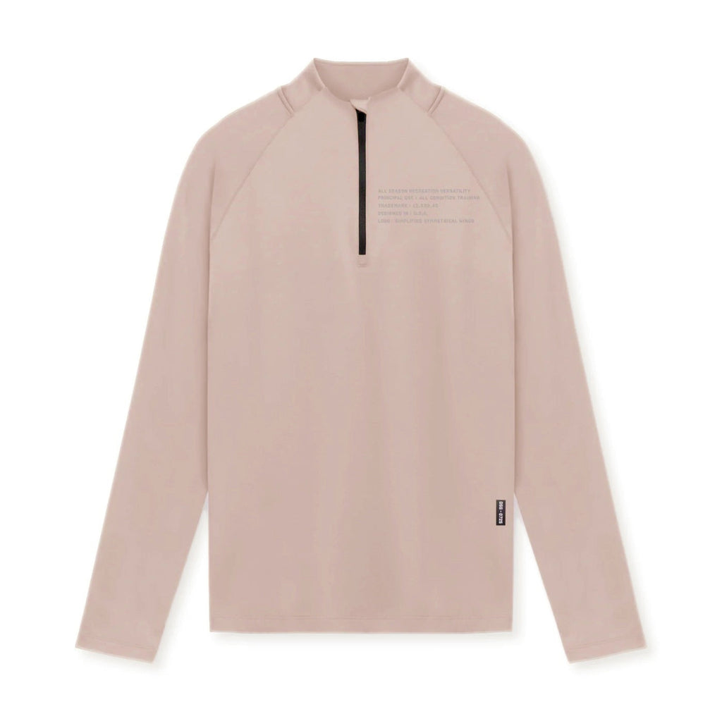 Men's Small Turtleneck Slim-fit Half Zipper Training Long Sleeve T-shirt