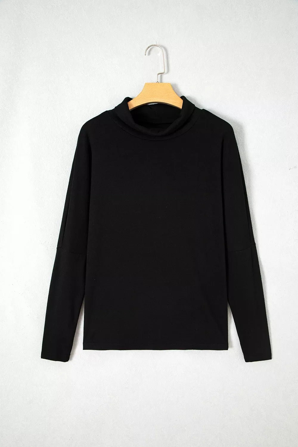 High Neck Long Sleeve Top