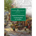 Thomas Kinkade Studios Inspired Destinations: A Coloring Book for Travelers - Paperback