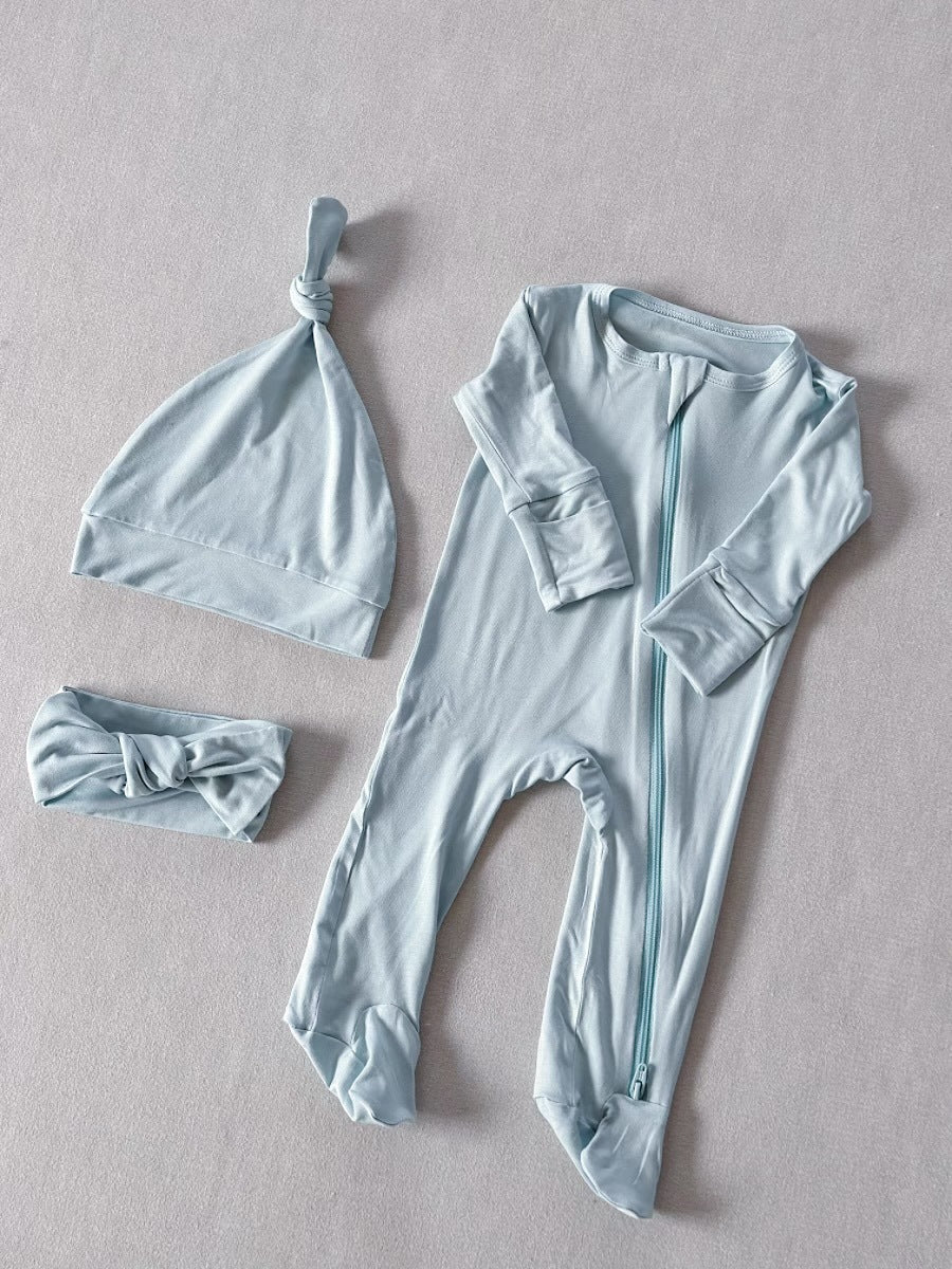 Baby Footed Zip-up Romper Onesie