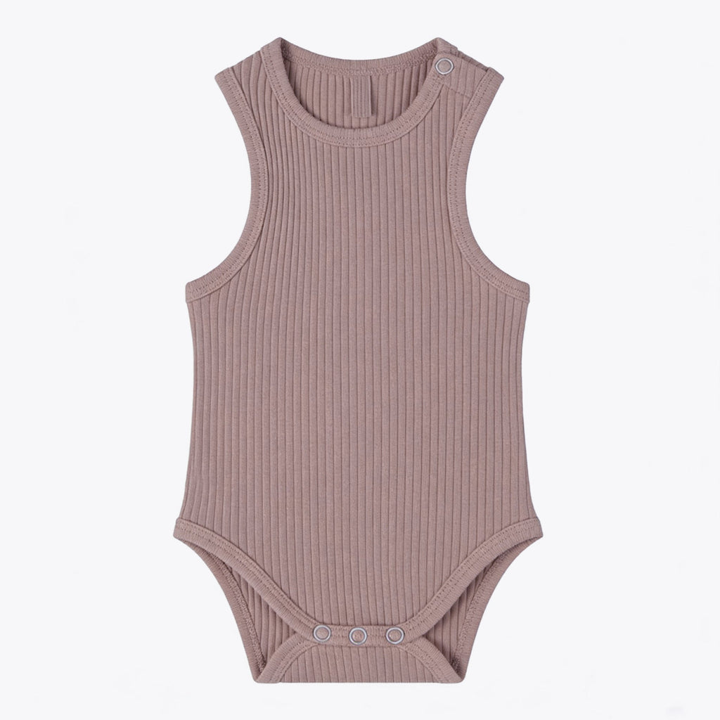 Baby Romper Knitted Ribbed Infant Onesie