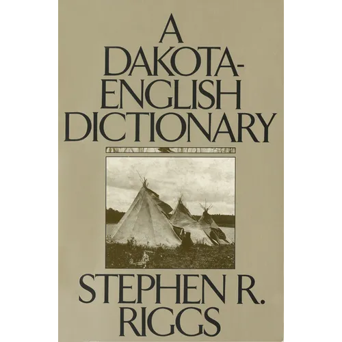 A Dakota-English Dictionary - Paperback