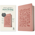 NLT Premium Value Thinline Bible, Filament Enabled (Leatherlike, Dusty Pink Vines) - Imitation Leather