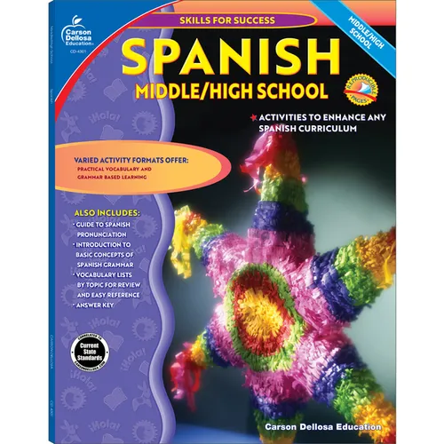 Spanish, Grades 6 - 12 - Paperback