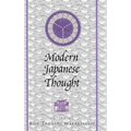 Modern Japanese Thought - Hardcover
