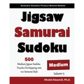 Jigsaw Samurai Sudoku: 500 Medium Jigsaw Sudoku Puzzles Overlapping into 100 Samurai Style - Paperback
