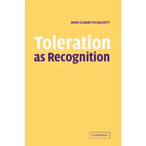 Toleration as Recognition - Paperback