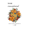 to be remembered - Paperback