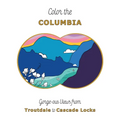 Color the Columbia: Gorge-ous Views from Troutdale to Cascade Locks - Paperback