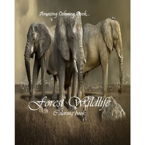 Forest Wildlife: Wildlife Coloring Book - Paperback