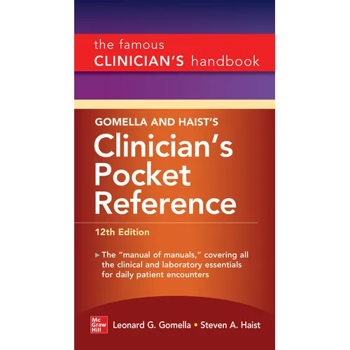 Gomella and Haist's Clinician's Pocket Reference, 12th Edition - Paperback