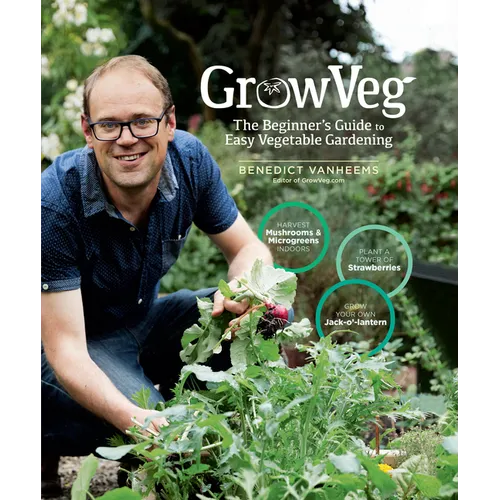 Growveg: The Beginner's Guide to Easy Vegetable Gardening - Hardcover