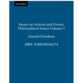 Essays on Actions and Events - Paperback