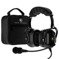 KORE KA-1 General Aviation Headset (Mono and Stereo) with Headset Bag, Dual GA Plugs