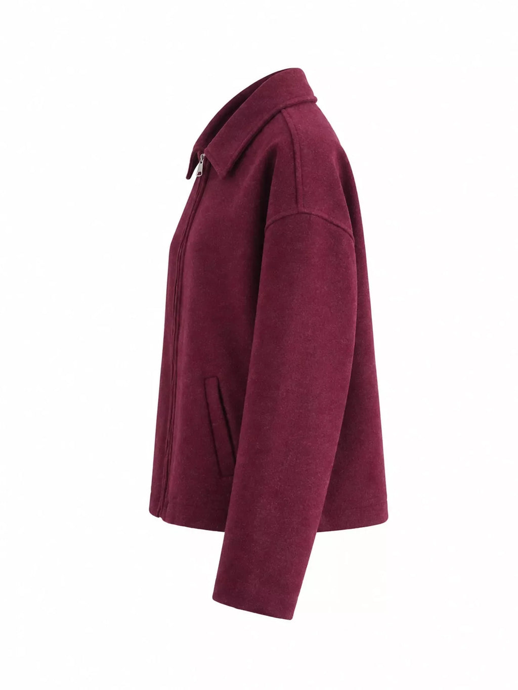 Zip Up Cropped Jacket