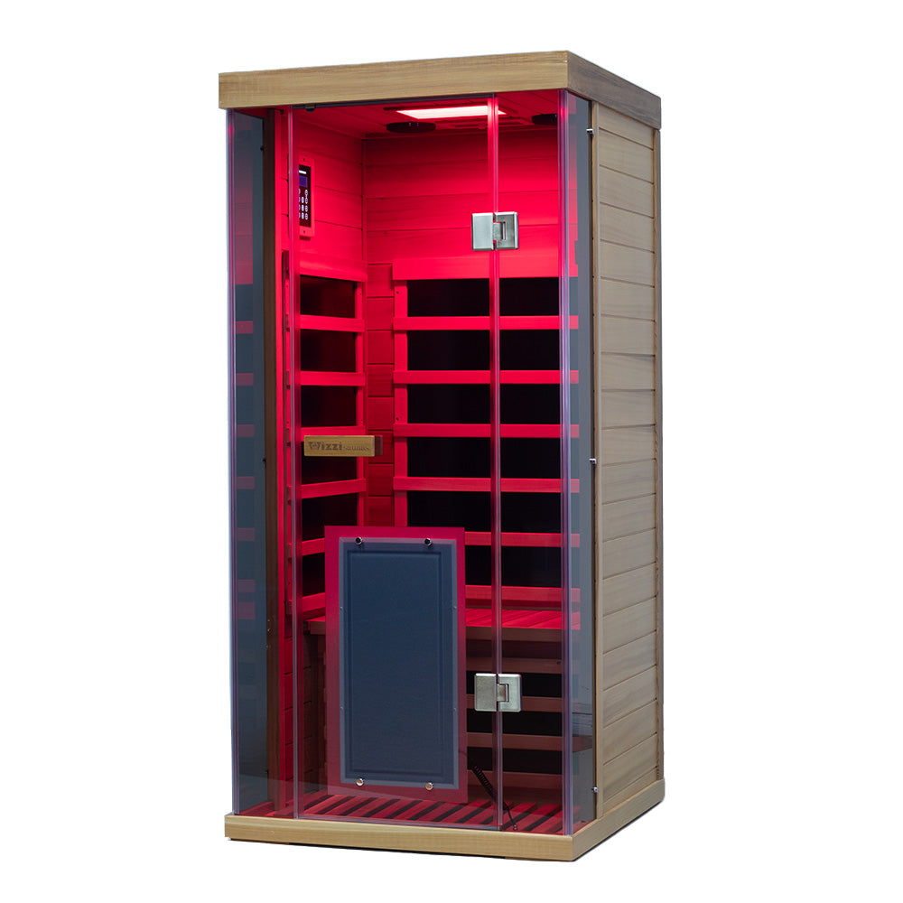 Pre-order SR01 1 Person Red Cedar Far Infrared Sauna Restocking July 31