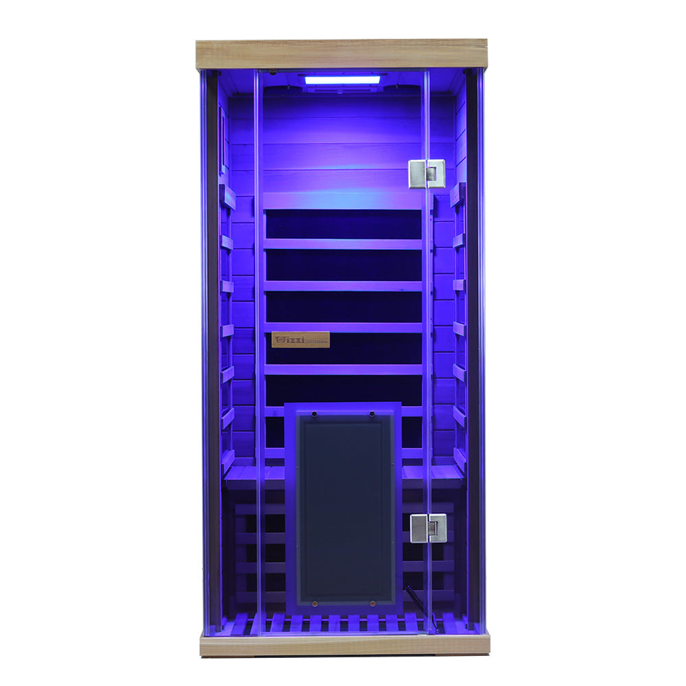 Pre-order SR01 1 Person Red Cedar Far Infrared Sauna Restocking July 31