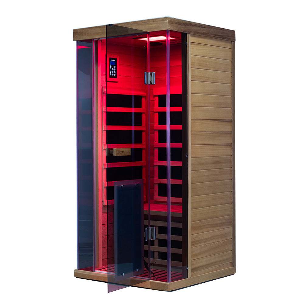 Pre-order SR01 1 Person Red Cedar Far Infrared Sauna Restocking July 31