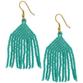 Brilliant Fringe Beaded Earrings