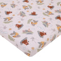 Disney Lion King Ivory, Sage, Gold, and Brown, Simba, Timon, and Pumba Super Soft Nursery Fitted Mini Crib Sheet