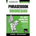 English-Indonesian phrasebook and 1500-word dictionary - Paperback