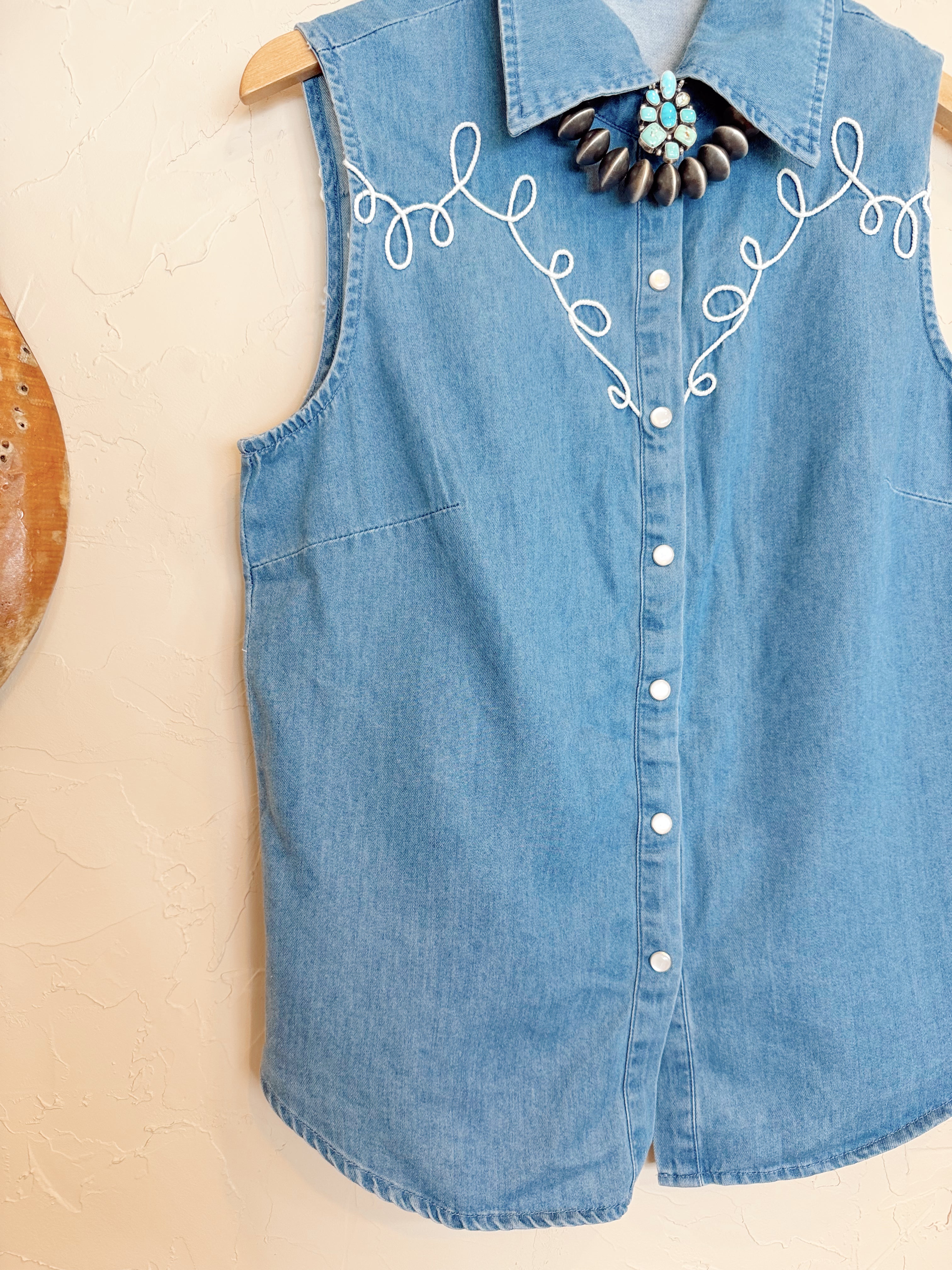 The Dallas Days Denim Top