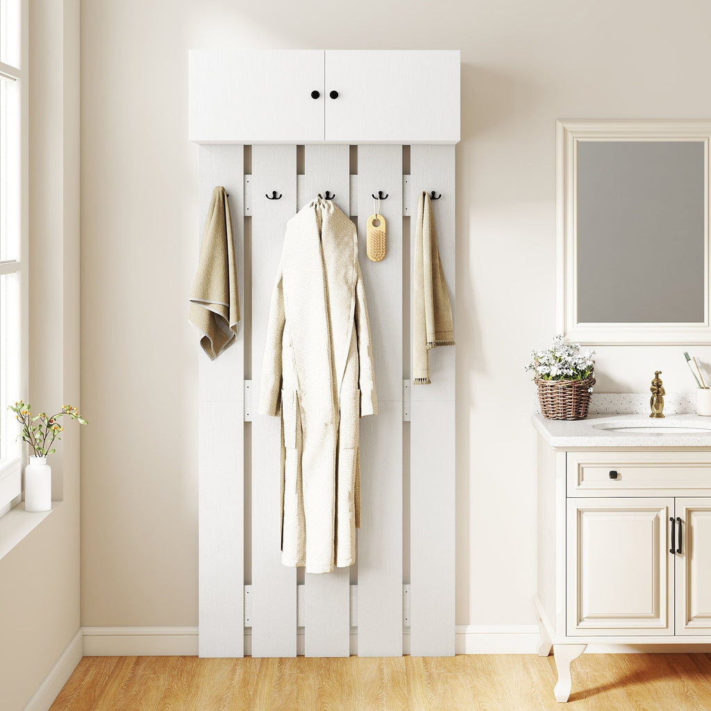 Entryway Wall Coat Rack Wall Mounted Coat Clothes Rack