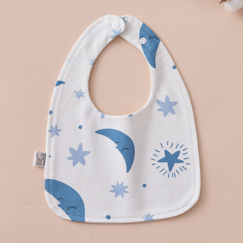 Babys Pure Cotton U-shaped Bib Waterproof Baby Bib