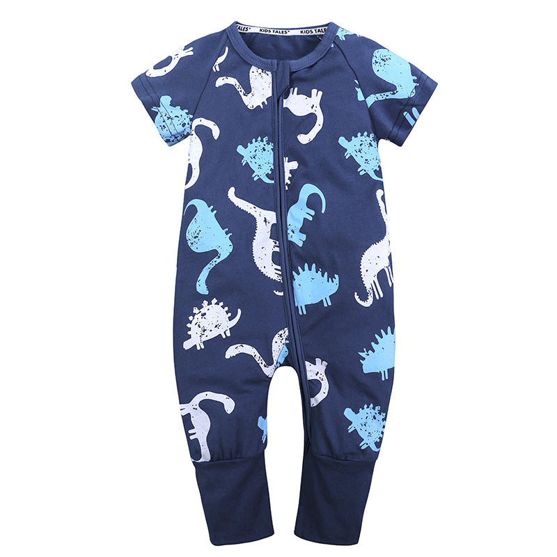 Cartoon Onesie Baby Short-sleeve Bodysuit