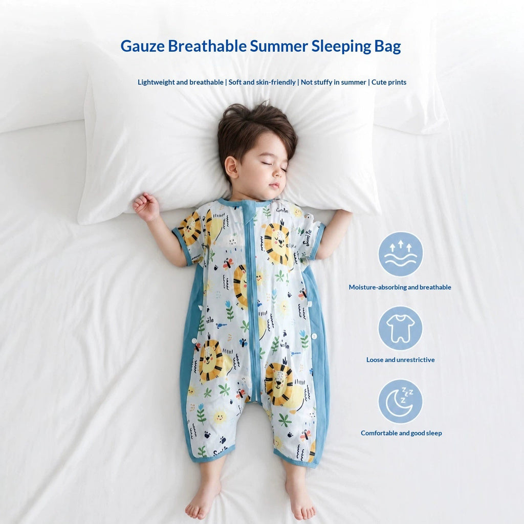 Dudu SpringSummer Lightweight Baby Gauze Sleeping Bag