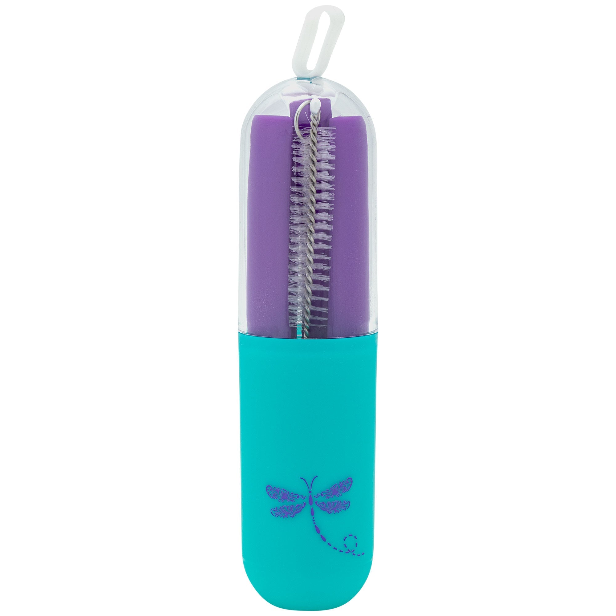 Silicone Straw Set with Brush