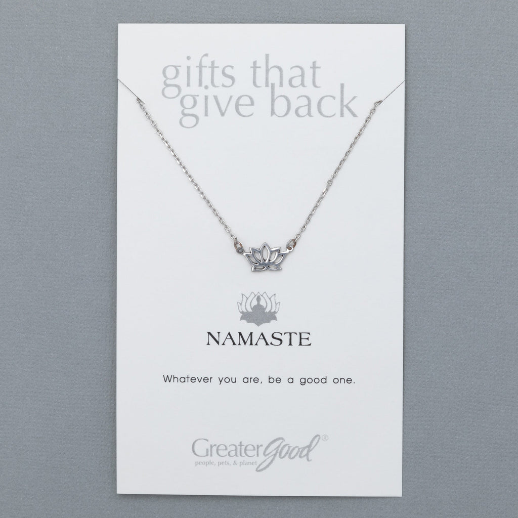 Mindfully Living Pewter Necklace