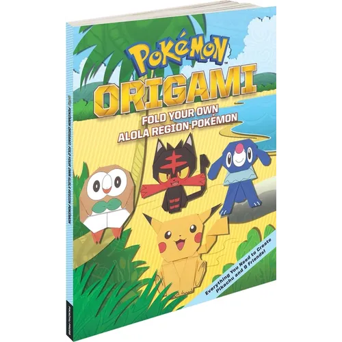 Pokémon Origami: Fold Your Own Alola Region Pokémon - Paperback