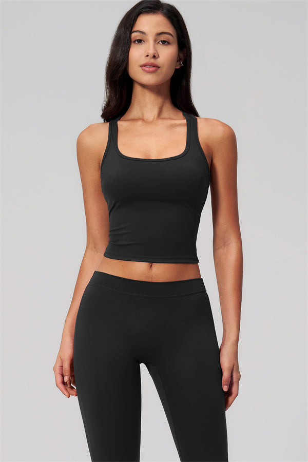 The Revive Crop Top Capri Leggings 2-Piece Set