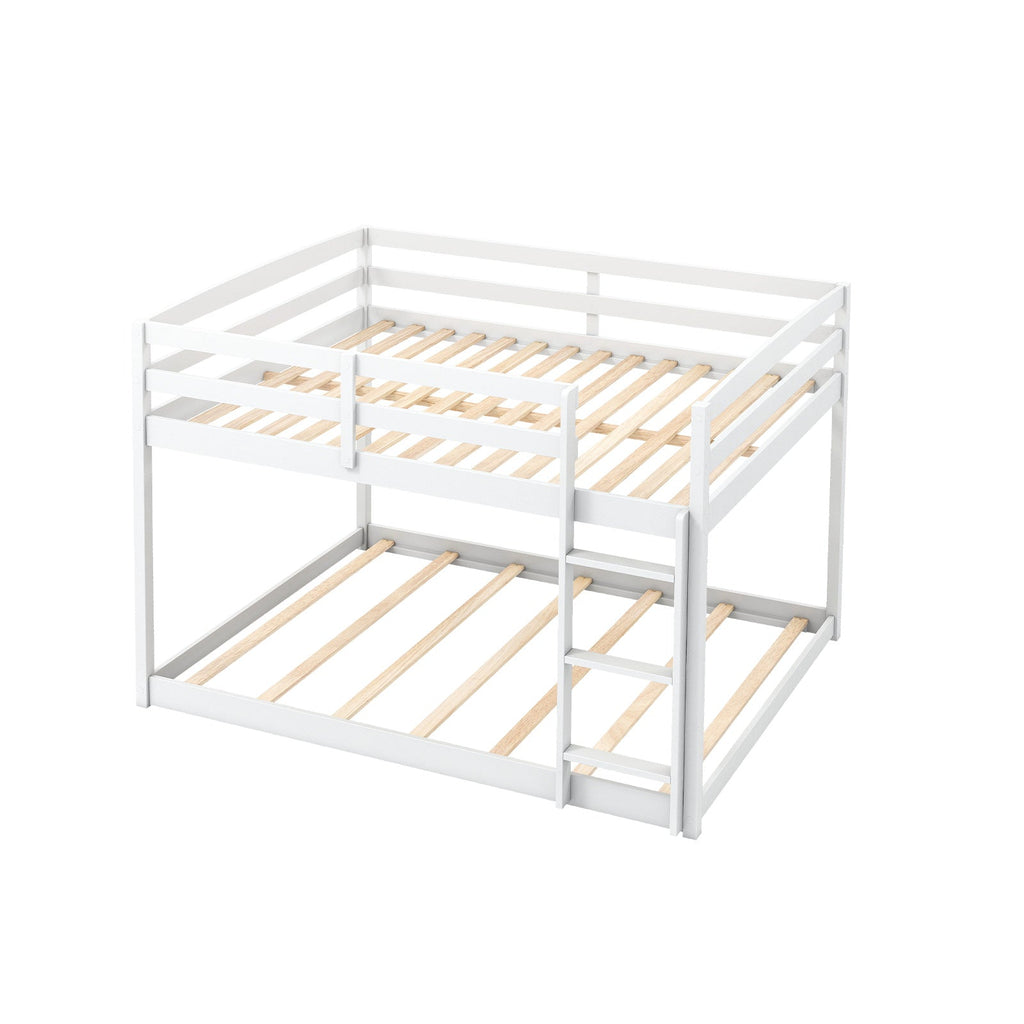 Full Over Full Bunk Bed Low-to-ground Bunk Bed