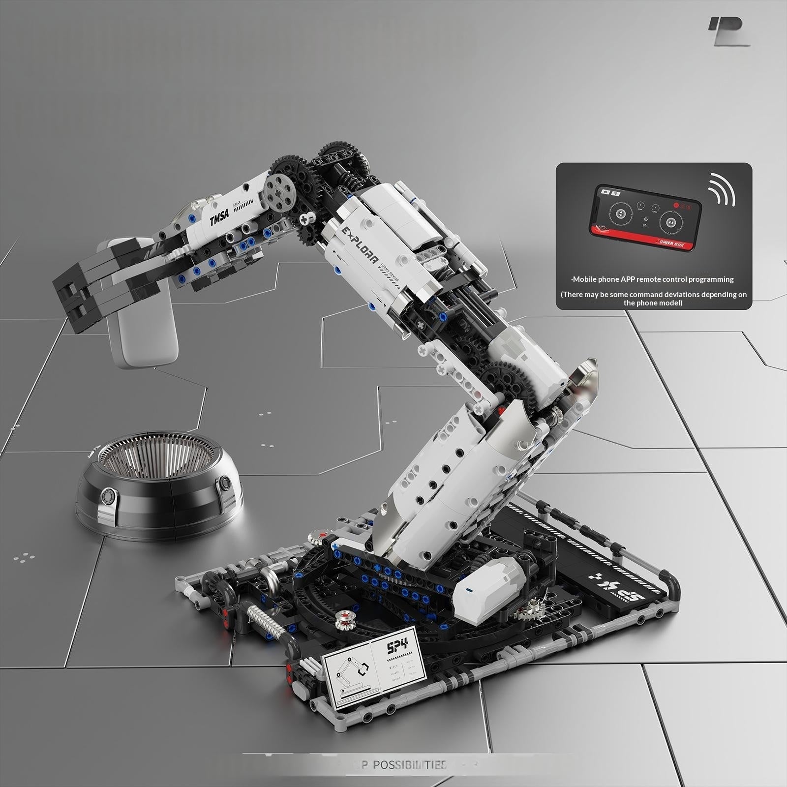 Robot Kindergarten Building Block Remote-Controlled Assembly Toy