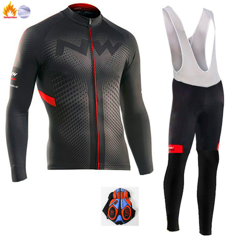 Cycling jersey long sleeve suit
