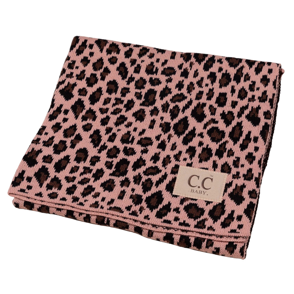 C&C&trade; Home Leopard Knit Baby Blanket