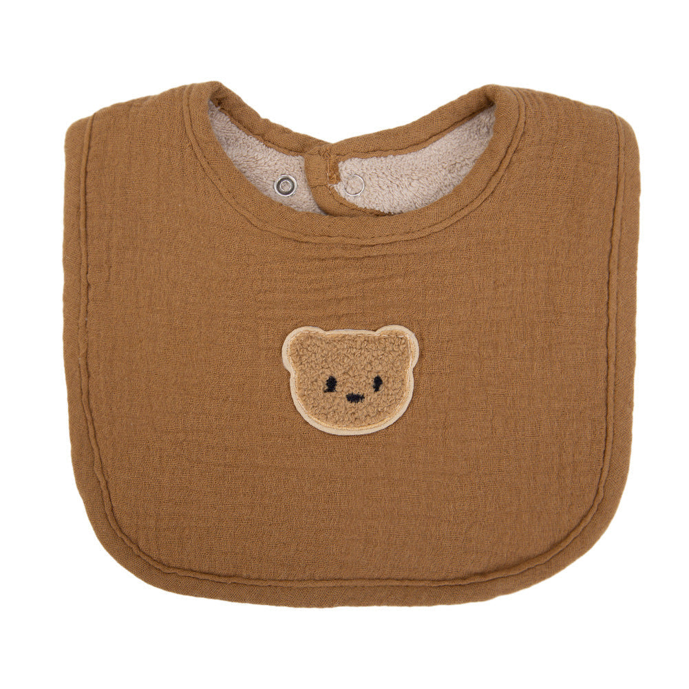 Creative Cartoon Animal Print Baby Cotton Bib