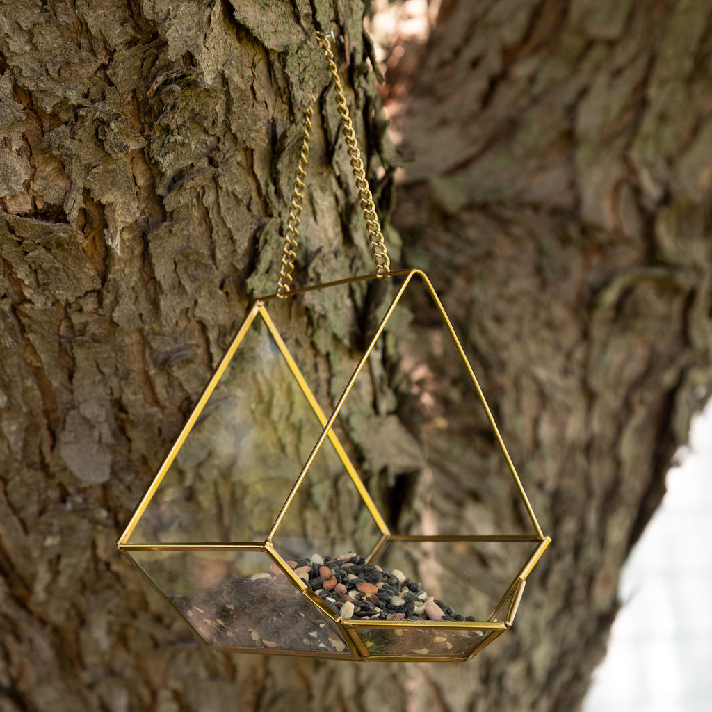 Open Air Glass Bird House