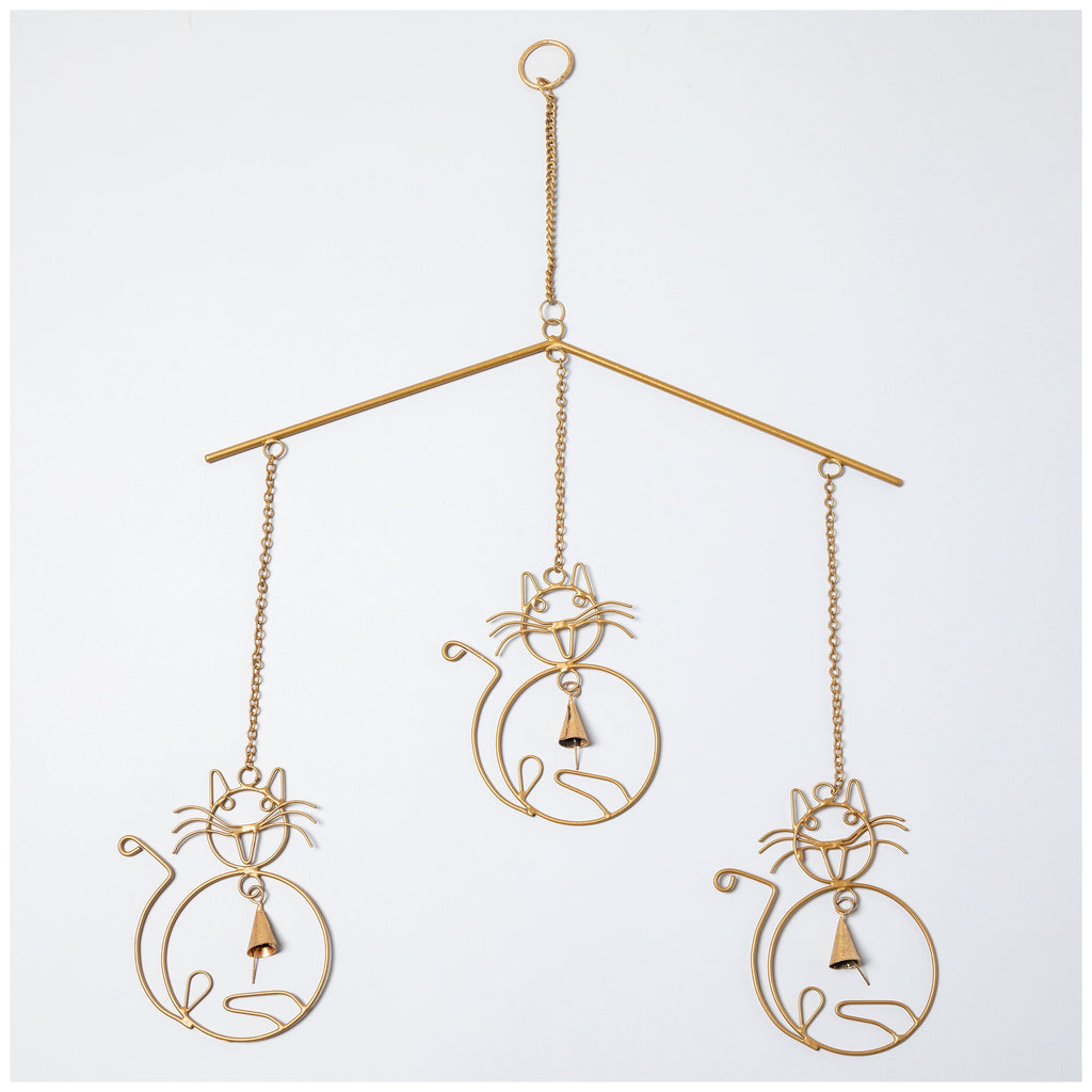 Cat & Dog Iron Wind Chime