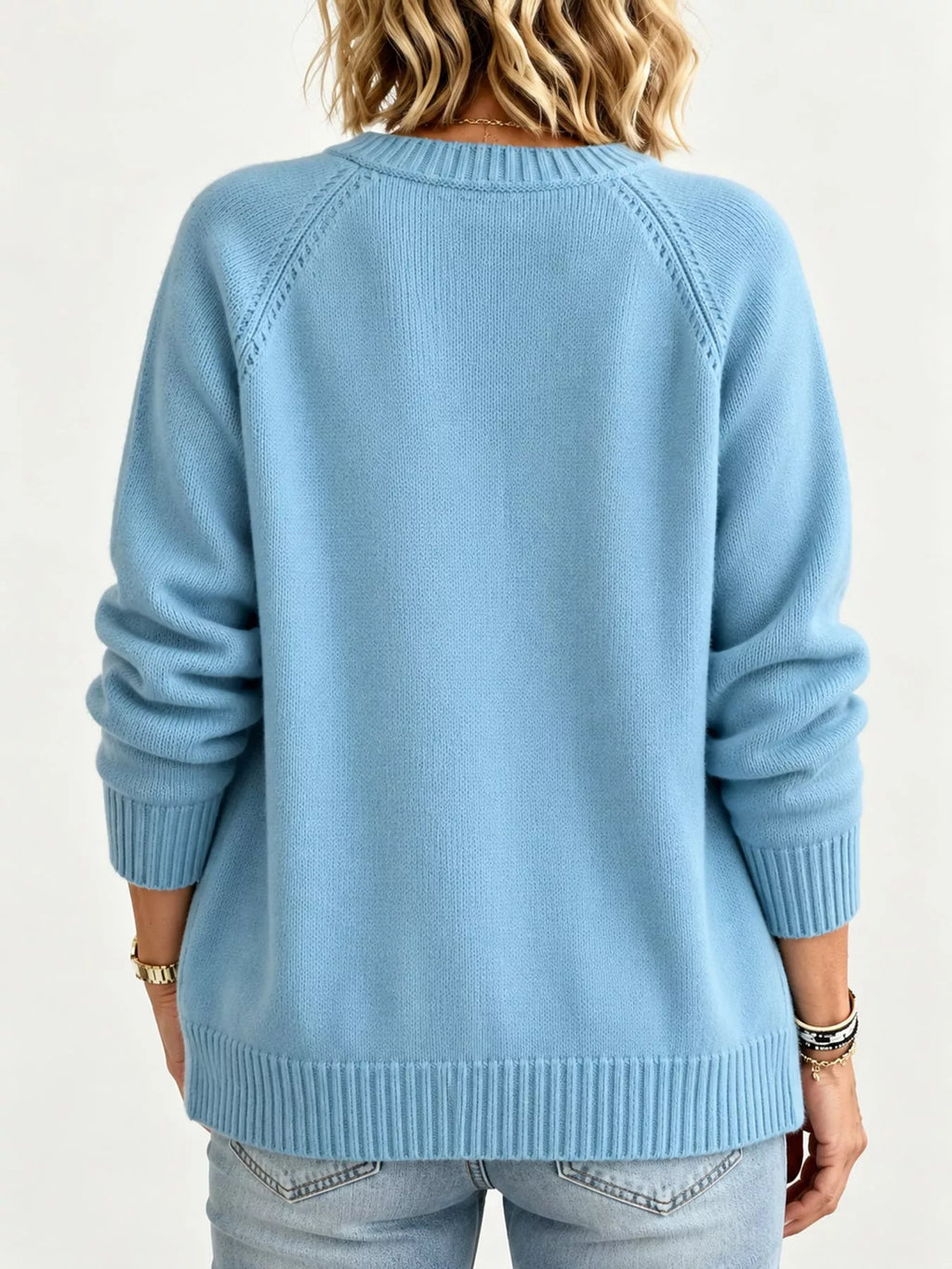 Full Size Button-Down Knit Cardigan Plus Size