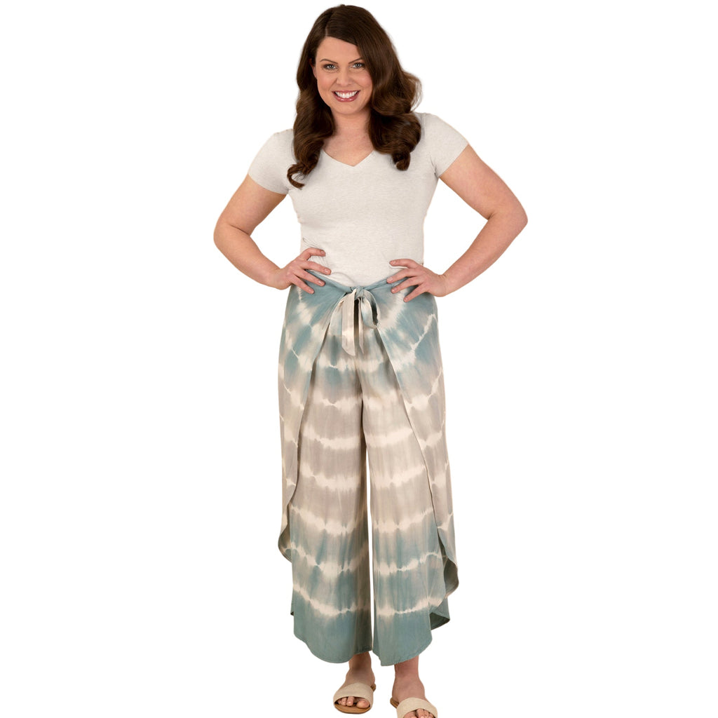 Tie-Dye Wrap Pants