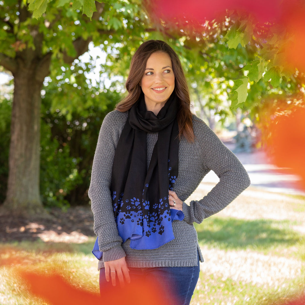 Falling Paws Twill Scarf
