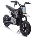 24V Electric Motocross Ride-On Motorcycle for Kids Ages 5-12
