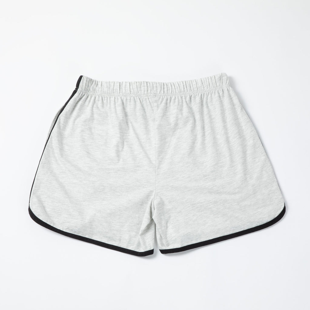 Paw Print Accent Trim Shorts