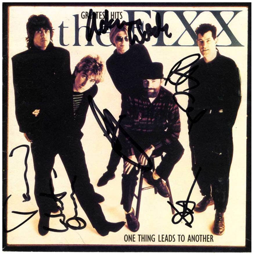 The Fixx Signed X5 Autographed Greatest Hits CD Cover