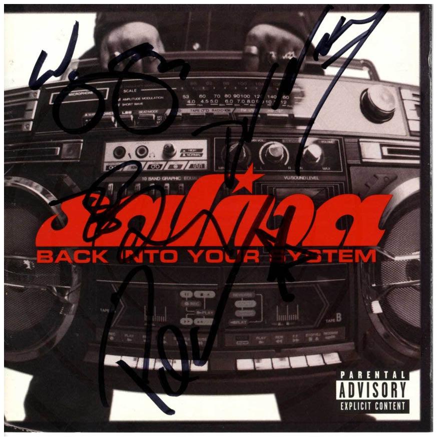 Saliva Signed Back Into Your System CD Cover